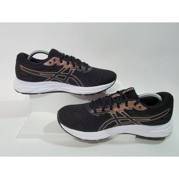 Asics Gel Excite 7 Womens Black Running Shoes Sneakers 1012A562 Size 11.5 - Picture 4 of 9